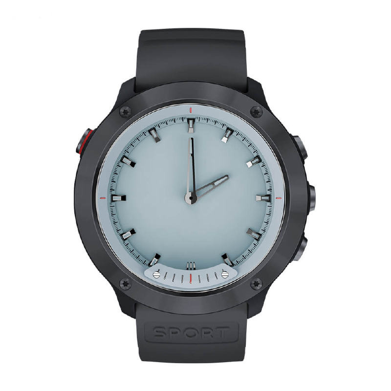 

Смарт-часы GEOZON Hybrid, 1.3" LCD, черный/серый (G-SM03BLK), Hybrid