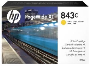 

Картридж струйный HP 843C (C1Q68A), желтый, оригинальный, объем 400 мл для HP PageWide XL 5000/4x000, 843C
