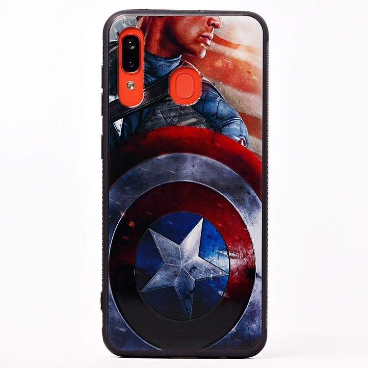 

Чехол-накладка ORG PC034 для смартфона Samsung SM-A205 Galaxy A20, пластик, рисунок 025 (105649)