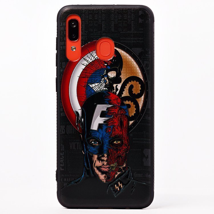 

Чехол-накладка ORG PC034 для смартфона Samsung SM-A205 Galaxy A20, пластик, рисунок 003 (105627)