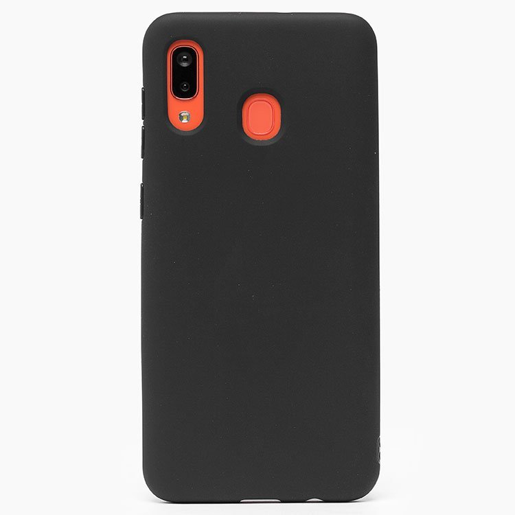 

Чехол-накладка SC162 для смартфона Samsung SM-A205/SM-A305 Galaxy A20/Galaxy A30, силикон, черный (108559)