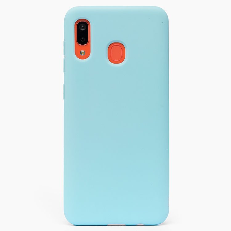 

Чехол-накладка SC162 для смартфона Samsung SM-A205/SM-A305 Galaxy A20/Galaxy A30, силикон, мятный (108560)