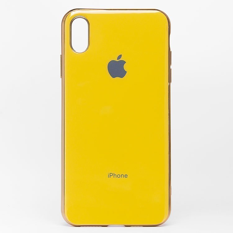 

Чехол-накладка SC154 для смартфона Apple iPhone XS Max, силикон, желтый (101898)