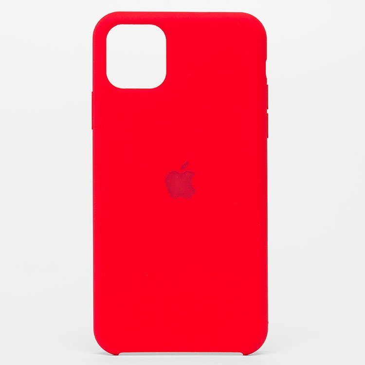 Чехол-накладка ORG для смартфона Apple iPhone 11 Pro Max, soft-touch, красный
