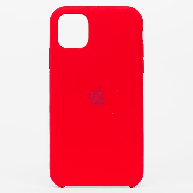 Чехол-накладка ORG для смартфона Apple iPhone 11, soft-touch, красный