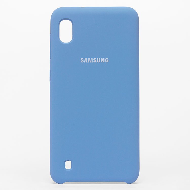 

Чехол-накладка ORG для смартфона Samsung SM-A105 Galaxy A10, soft-touch, лазурный (102674)