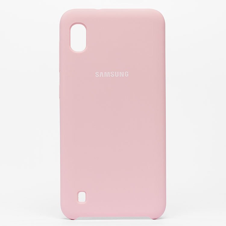 

Чехол-накладка ORG для смартфона Samsung SM-A105 Galaxy A10, soft-touch, песочно-розовый (102676)