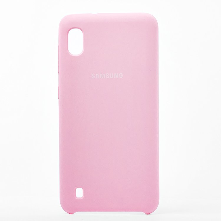 

Чехол-накладка ORG для смартфона Samsung SM-A105 Galaxy A10, soft-touch, светло-розовый (102677)