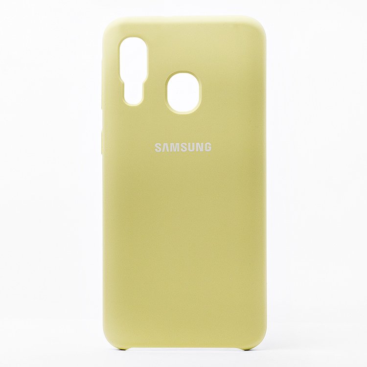 

Чехол-накладка ORG для смартфона Samsung SM-A405 Galaxy A40, soft-touch, зеленый (102859)