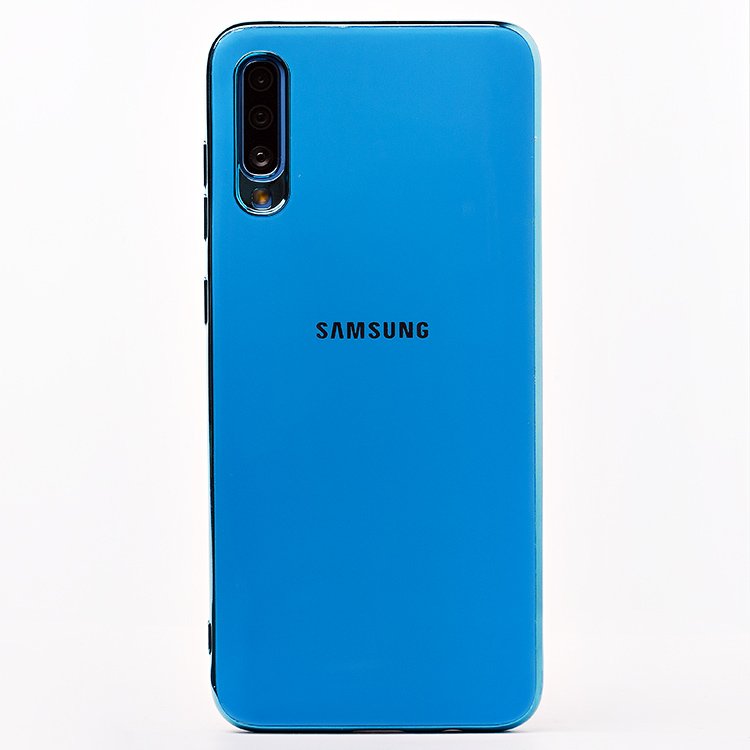 

Чехол-накладка - SC154 для смартфона Samsung SM-A705 Galaxy A70, силикон, синий (107600)