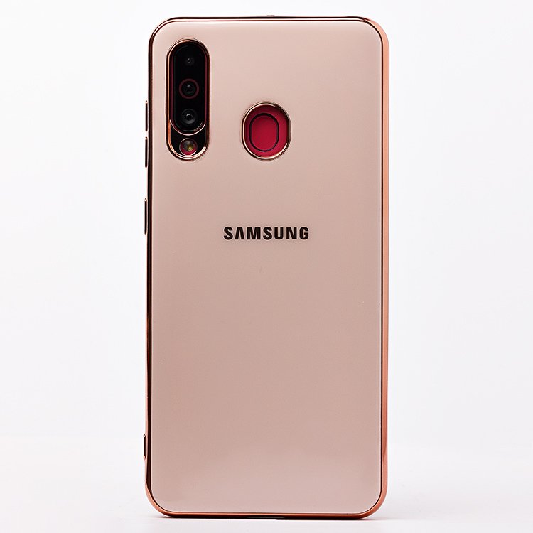 

Чехол-накладка SC154 для смартфона Samsung SM-A606 Galaxy A60, силикон, розовый (107595)