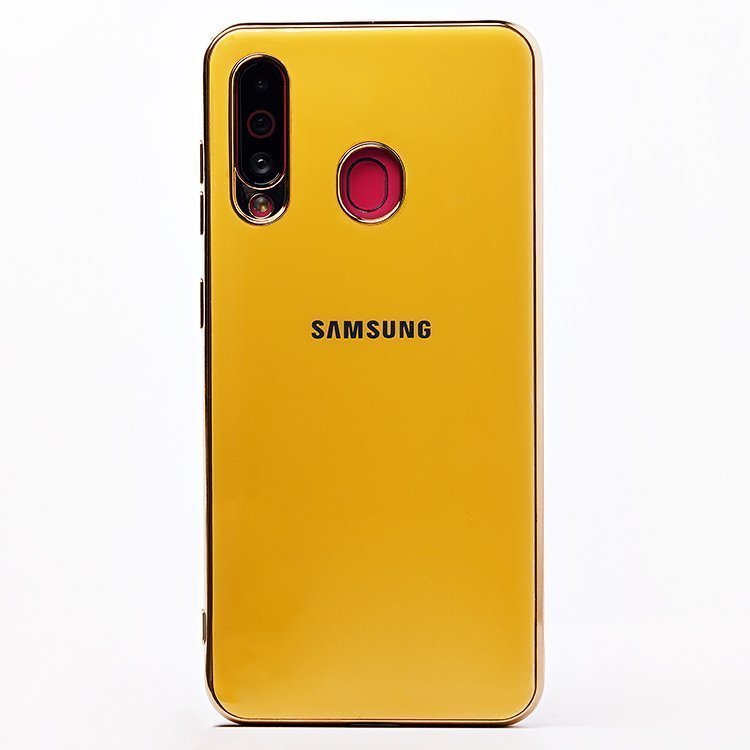 

Чехол-накладка SC154 для смартфона Samsung SM-A606 Galaxy A60, силикон, желтый (107598)