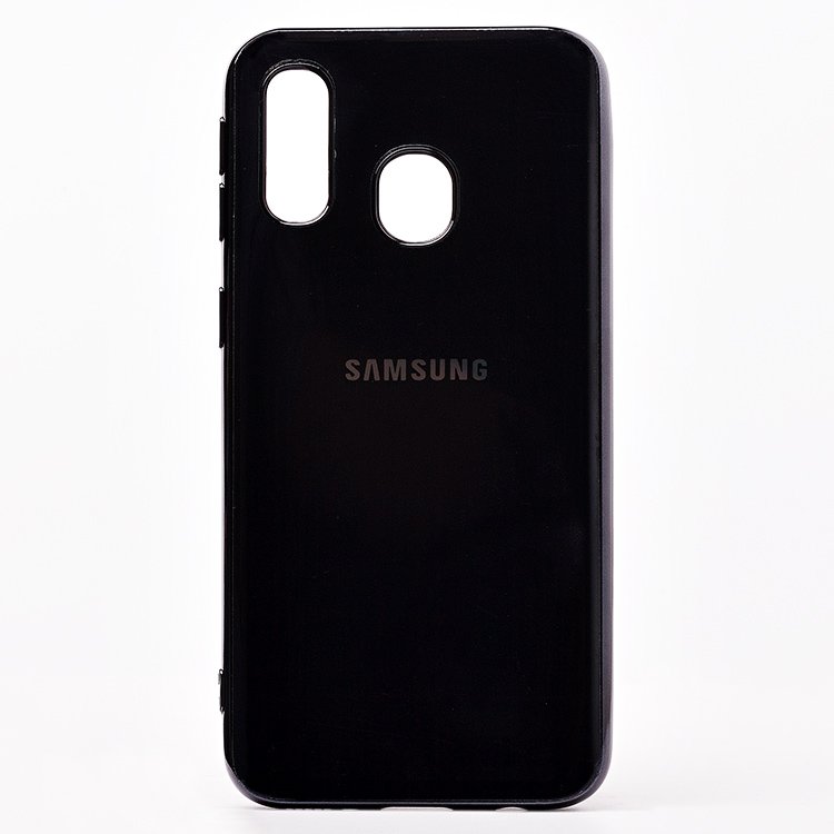 

Чехол-накладка SC154 для смартфона Samsung SM-A405 Galaxy A40, силикон, черный (107572)