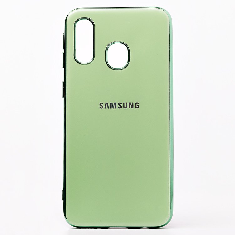 

Чехол-накладка SC154 для смартфона Samsung SM-A405 Galaxy A40, силикон, зеленый (107575)