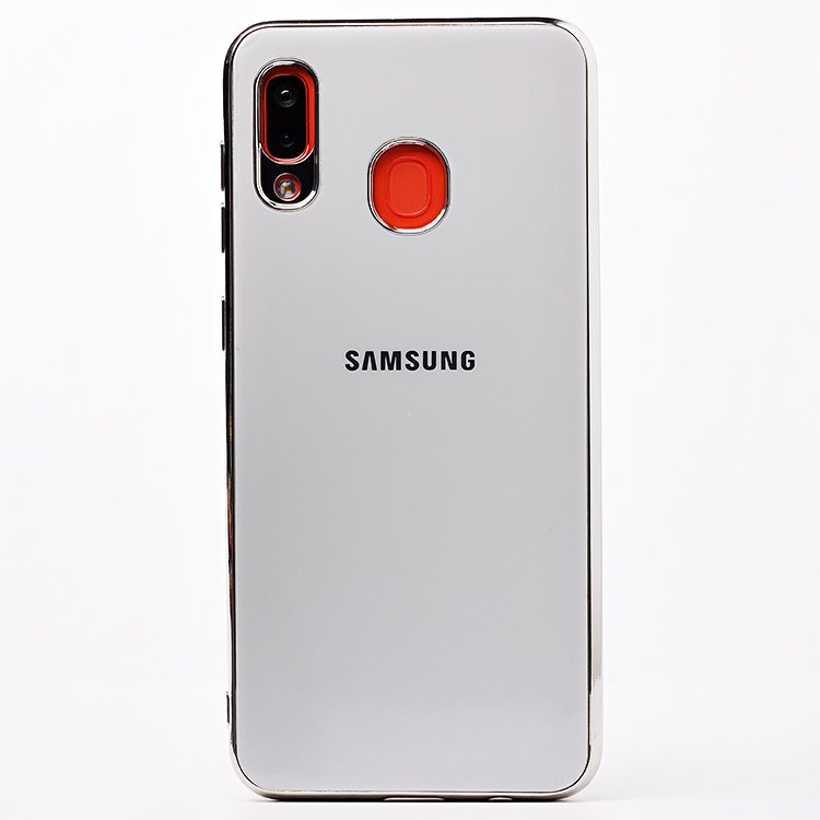 

Чехол-накладка SC154 для смартфона Samsung SM-A205/SM-A305 Galaxy A20/Galaxy A30, силикон, белый (107570)