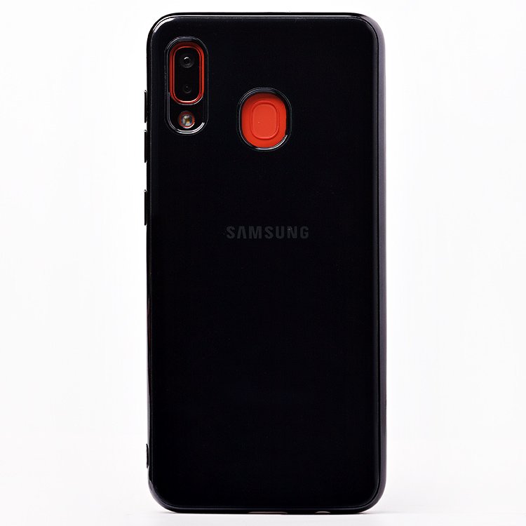 

Чехол-накладка - SC154 для смартфона Samsung SM-A205/305 Galaxy A20/A30, силикон, черный (107563)