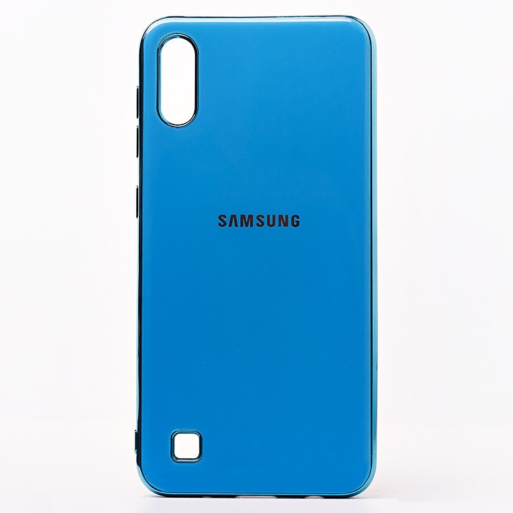 

Чехол-накладка - SC154 для смартфона Samsung SM-A105 Galaxy A10, силикон, синий (107546)