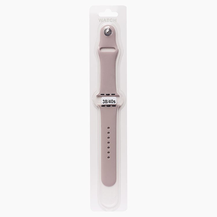 

Ремешок Sport Band для Apple Watch, S, силикон, серый (107189)