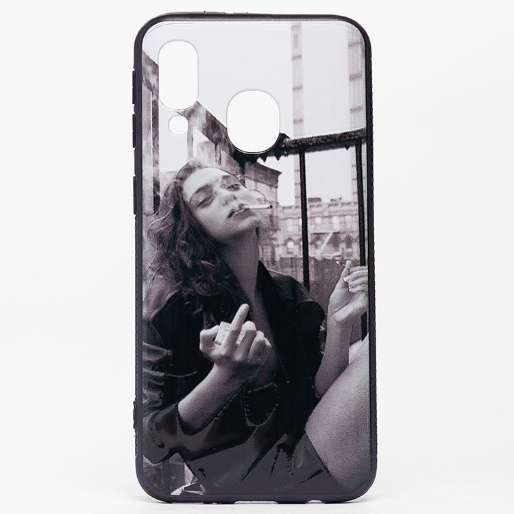 

Чехол-накладка - PC033 для смартфона Samsung SM-A405 Galaxy A40, силикон, рисунок 011 (104879)