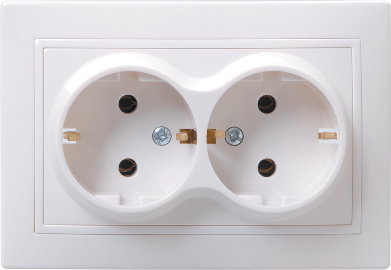 

Розетка IEK КВАРТА РС12-3-КБ, скрытый монтаж, 2-х постовая, с з/к, 16A, в сборе, IP20, белый (ERK24-K01-16-DM), РС12-3-КБ