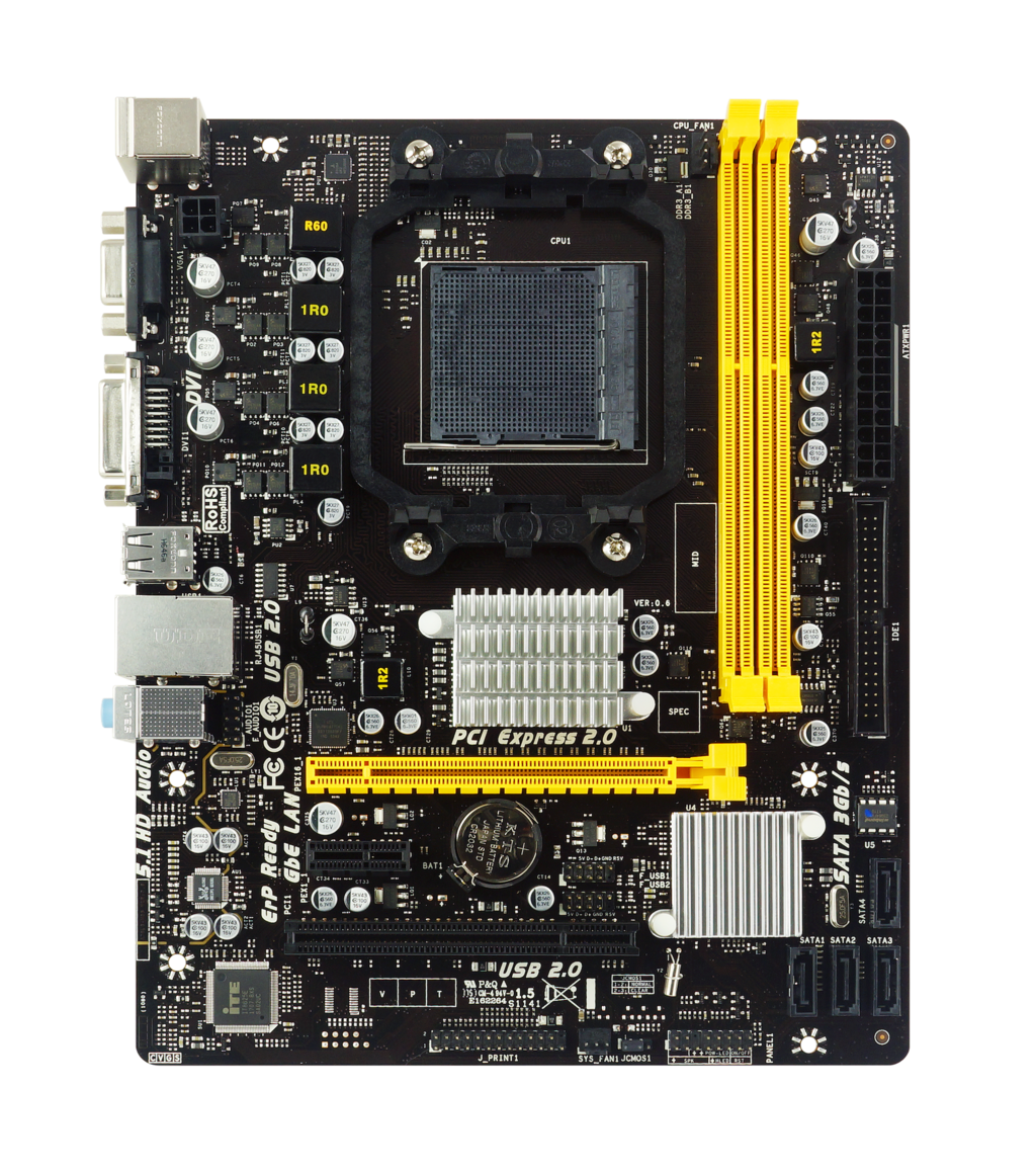 Материнская плата Biostar A960D+V3, SocketAM3+, AMD 760G, mATX