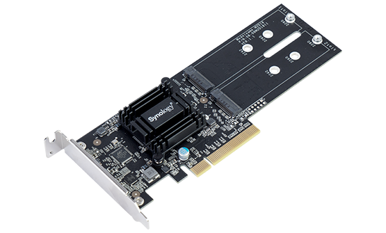 

Адаптер Synology M2D18, 2xM.2 SATA, PCI-Ex8, M2D18