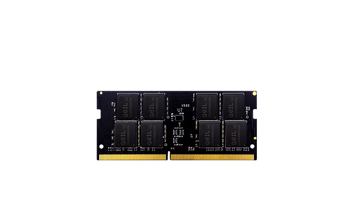 

Память DDR4 SODIMM 8Gb, 2666MHz, CL19, 1.2 В, Geil (GS48GB2666C19SC), GS48GB2666C19SC
