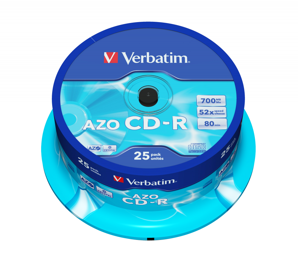 Диск Verbatim CD-R 700Mb 25 шт