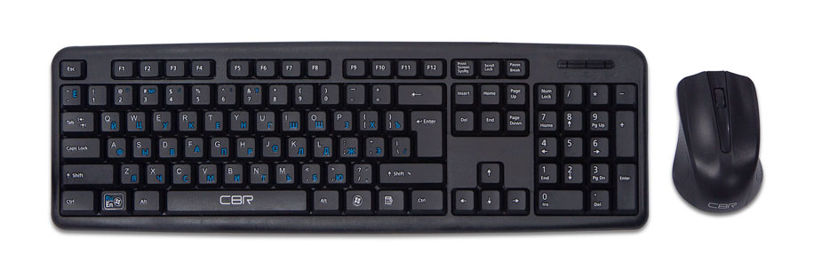 Клавиатура + мышь CBR KB SET 710, USB, черный
