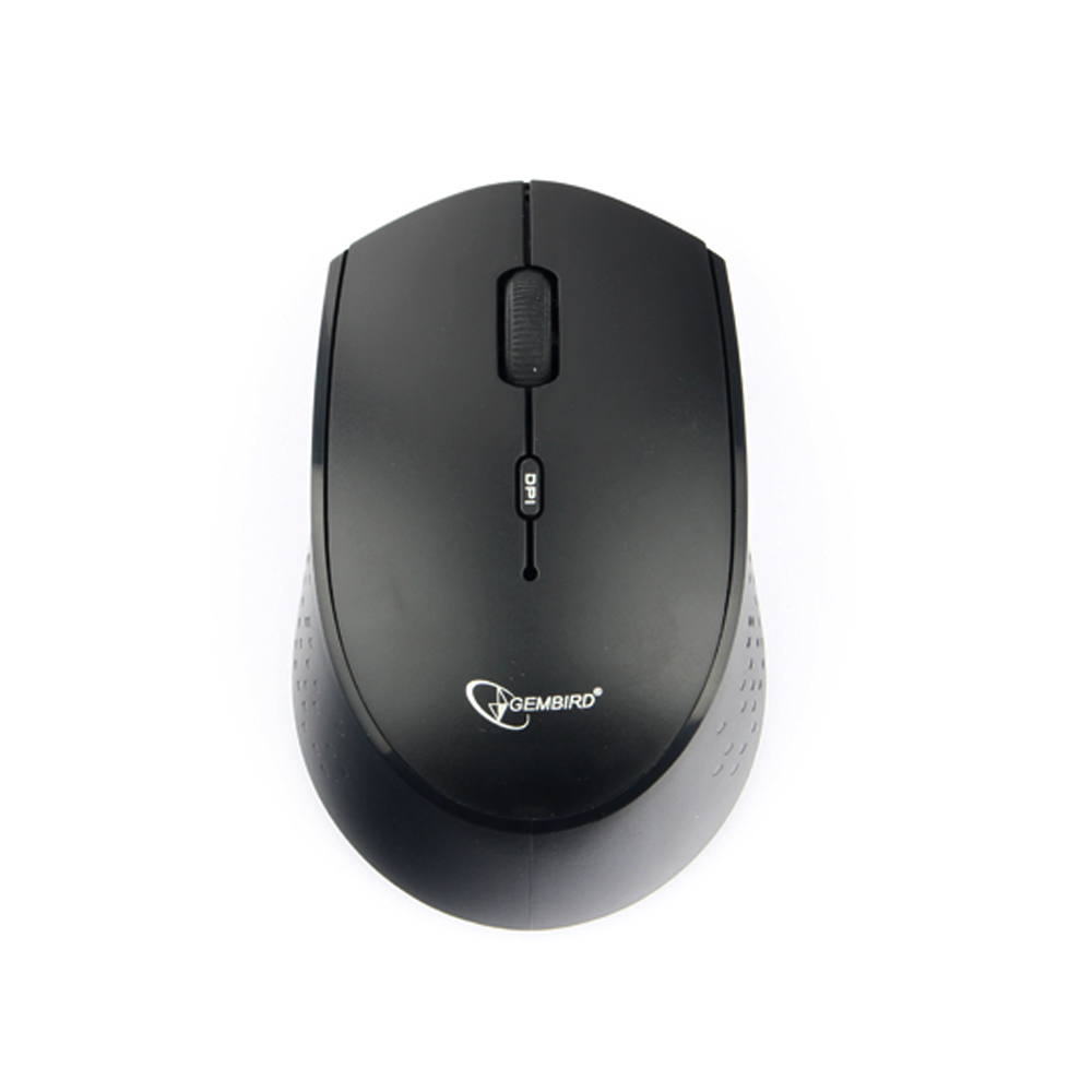 

Мышь беспроводная Gembird MUSW-351, 1600dpi, оптическая светодиодная, USB, черный, MUSW-351