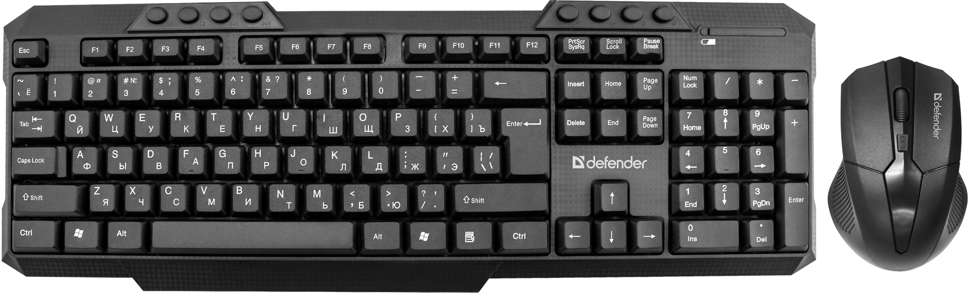 Клавиатура + мышь Defender Jakarta C-805, USB, черный