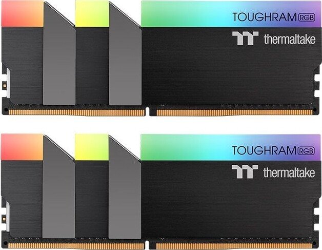 

Комплект памяти DDR4 DIMM 16Gb (2x8Gb), 3600MHz, CL18, 1.35 В, Thermaltake, TOUGHRAM RGB (R009D408GX2-3600C18B), R009D408GX2-3600C18B