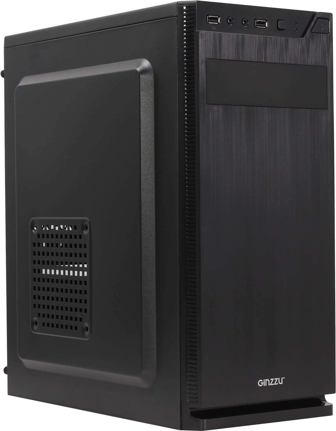 

Корпус Ginzzu A190, ATX, Midi-Tower, черный, без БП (17138), A190