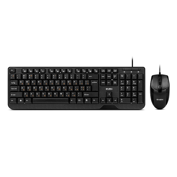 Клавиатура + мышь Sven KB-S330C, USB, черный
