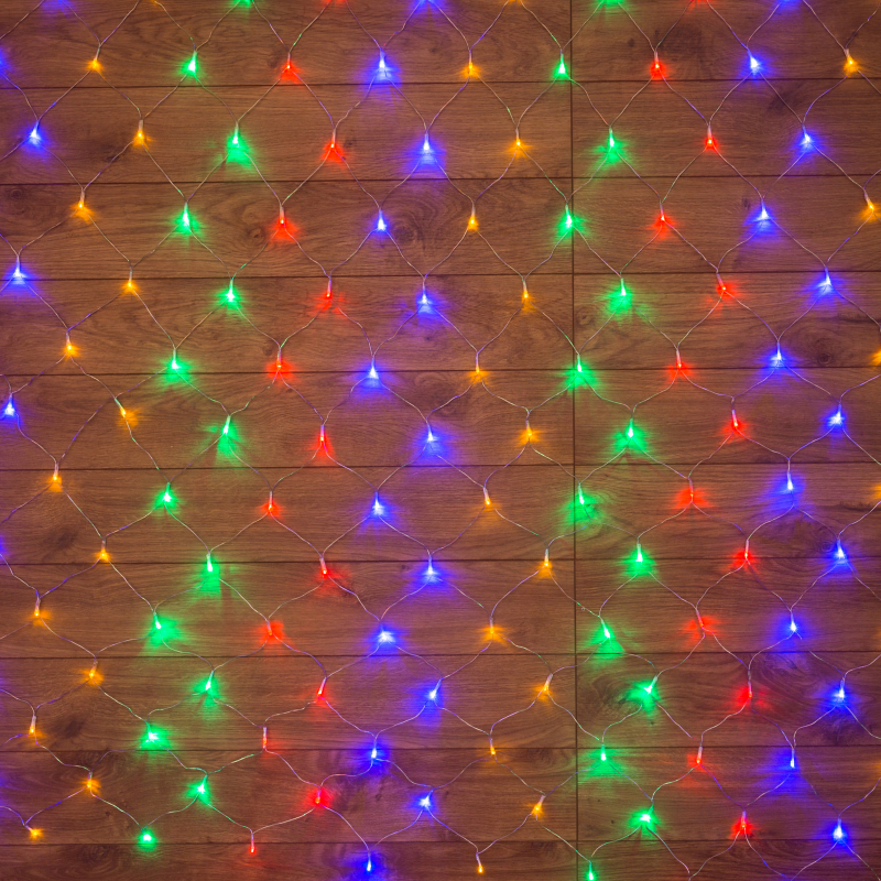 

Гирлянда NEON-NIGHT Сеть, подсветка разноцветный 180шт., от сети, 1,8х1,5м (215-139), Сеть