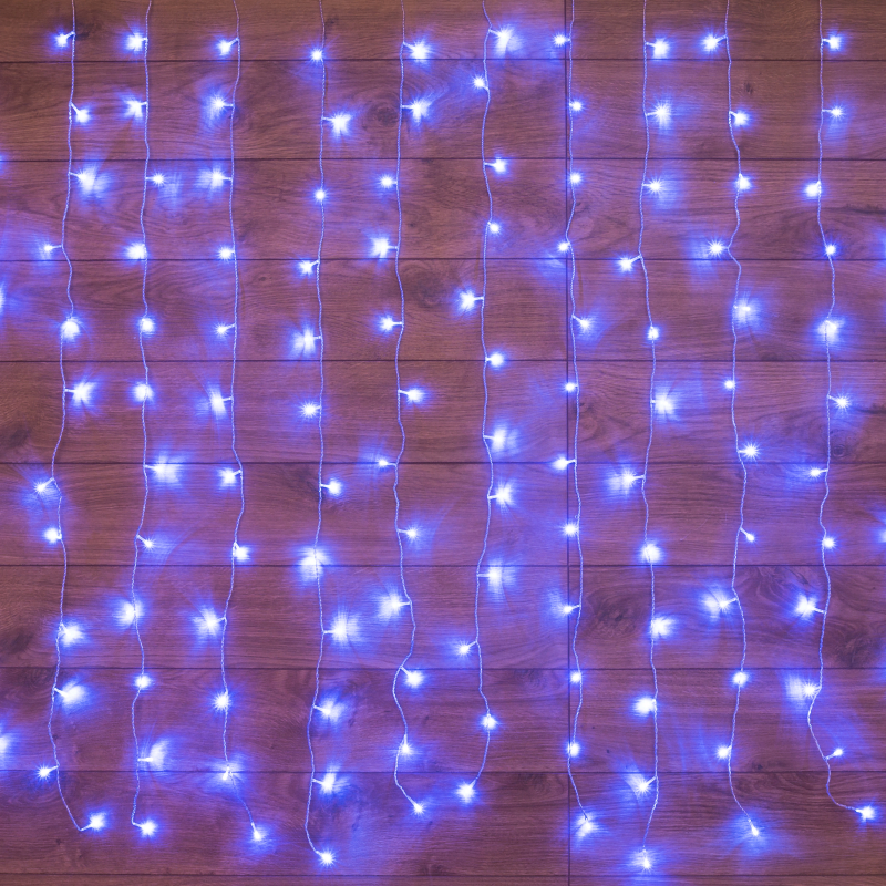 

Гирлянда NEON-NIGHT Сеть, ламп: 96 шт., 1.5 м x 1 м, от сети, синий (235-023), Сеть