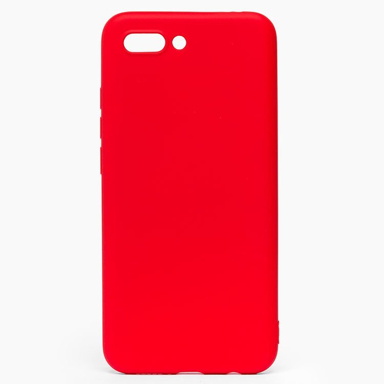 

Чехол-накладка Activ Original Design для смартфона Huawei Honor 10, soft-touch, красный (107306)