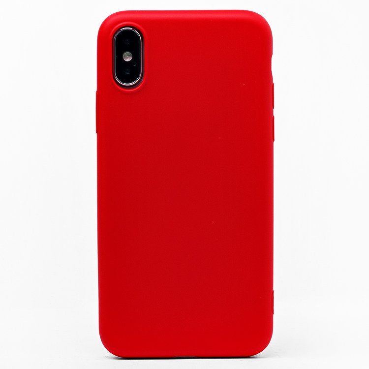 

Чехол-накладка Activ Original Design для смартфона Apple iPhone X/XS, soft-touch, красный (107294)