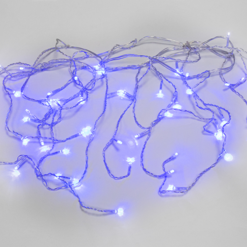 

Гирлянда NEON-NIGHT Бахрома, подсветка синий 48шт., от сети, 1,8х0,5м (255-013), Бахрома