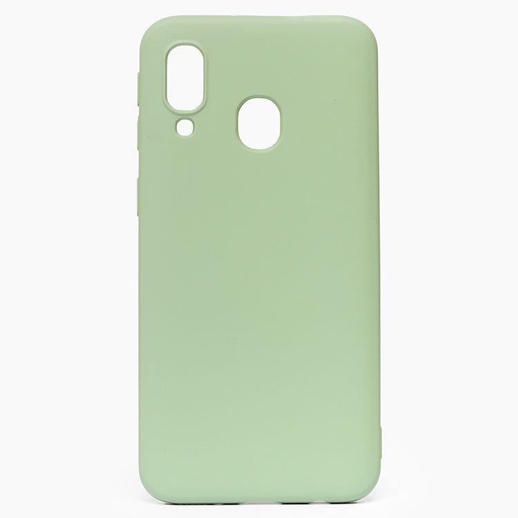 Чехол-накладка Activ Original Design для смартфона Samsung SM-A405 Galaxy A40, soft-touch, светло-зеленый (107398)