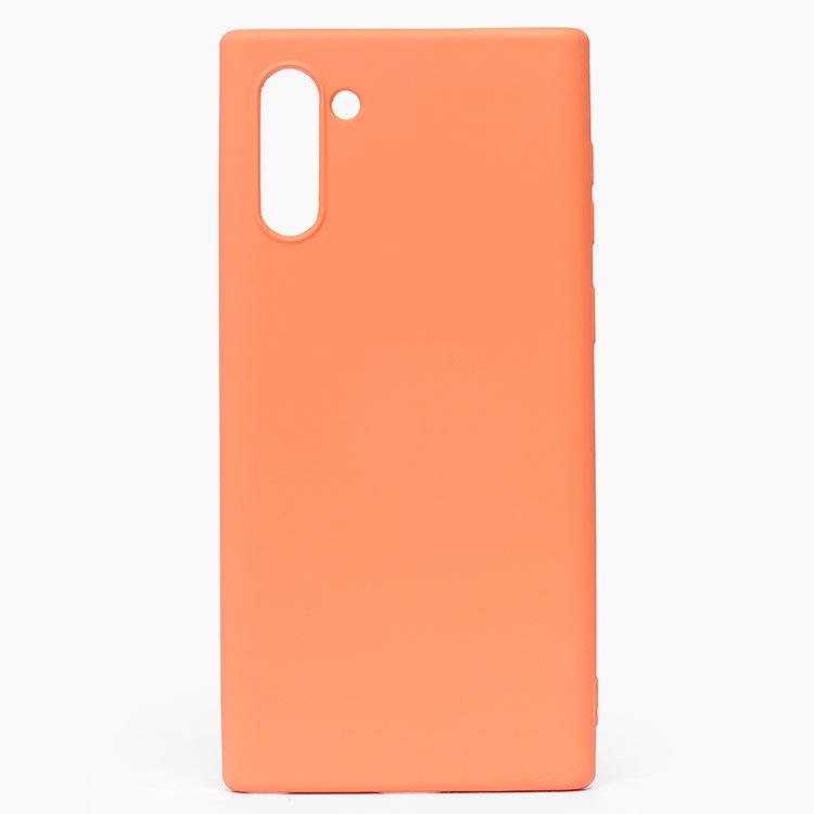 

Чехол-накладка Activ Original Design для смартфона Samsung SM-N970 Galaxy Note 10, soft-touch, светло-оранжевый (107441)
