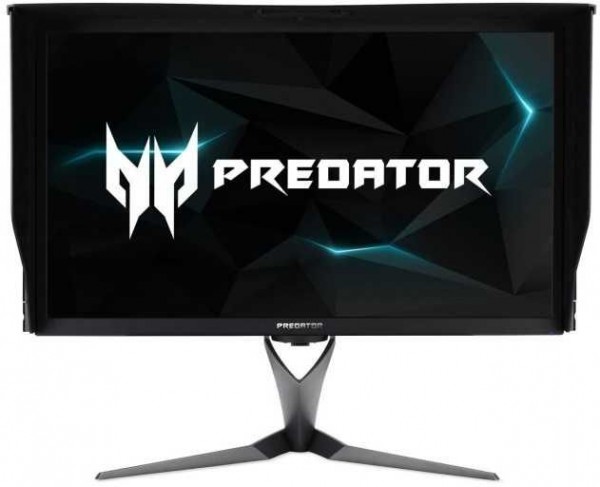 

Монитор 27" Acer Predator X27P IPS, 3840x2160 (16:9), 600кд/м2, 144 Гц, 4мс, NVIDIA G-SYNC, HDMI, DisplayPort, черный (UM.HX0EE.P01), Predator X27P