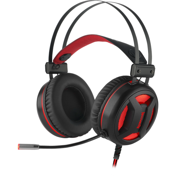 

Проводная гарнитура Redragon Minos, USB, красный/черный (78368), Minos