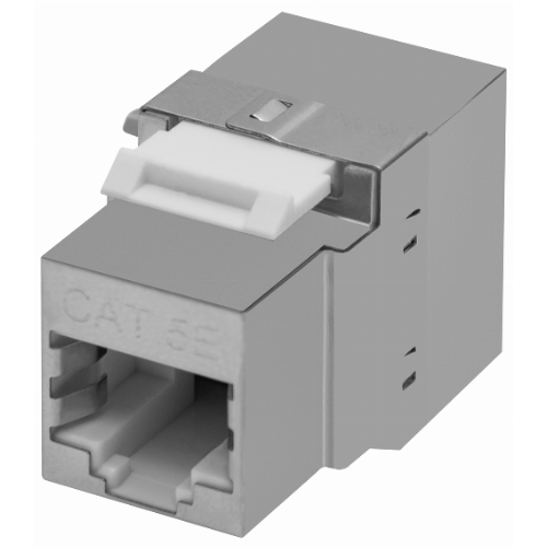 

Модуль Keystone SNR, 1xRJ-45 cat.5e экранированный, 6шт., серебристый (SNR-KJ-F5E-180)