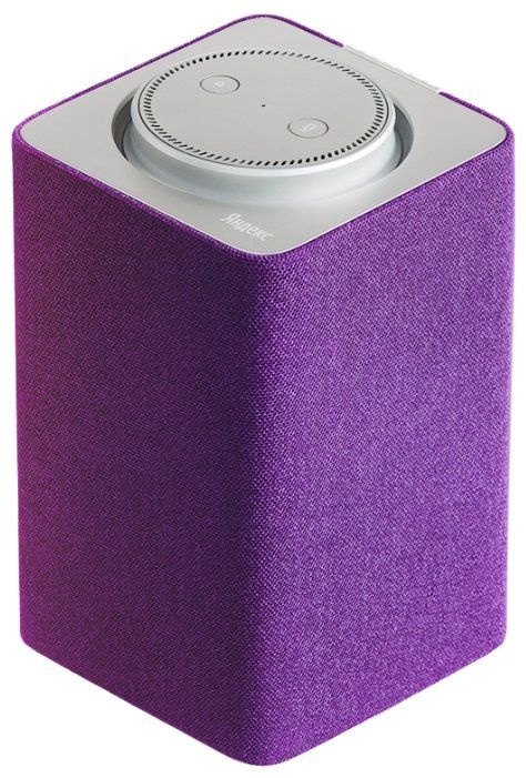 

Умная колонка Яндекс Станция, 50 Вт, Алиса, WiFi, Bluetooth, HDMI, фиолетовый/серебристый (YNDX-0001P), Станция