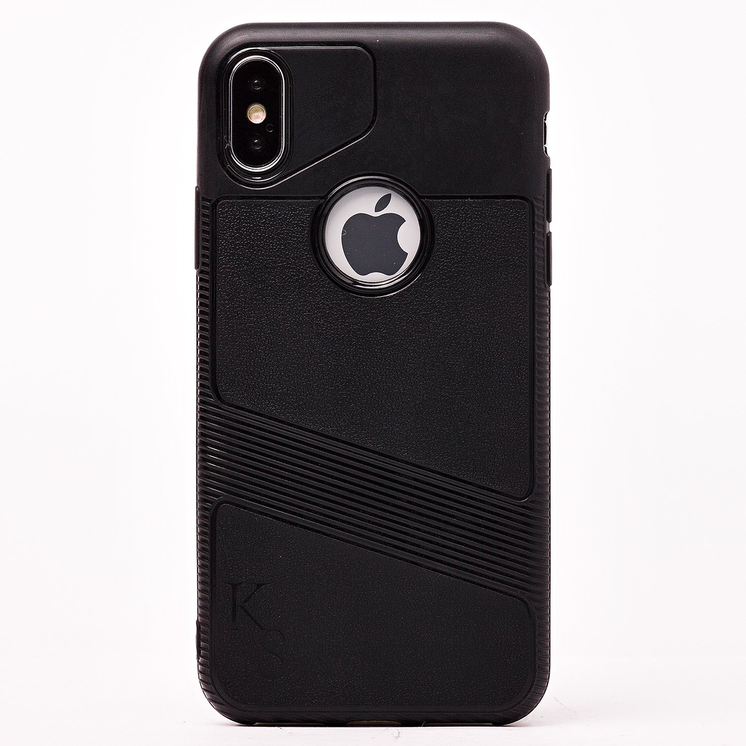 

Чехол-накладка SC167 для смартфона Apple iPhone X/XS, силикон, черный (109514)