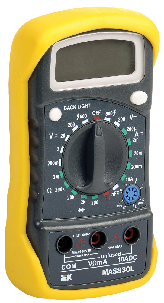 

Мультиметр IEK Master MAS830L (TMD-3L-830), MAS830L