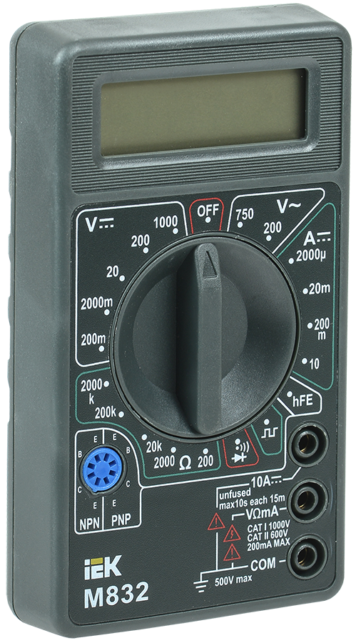 

Мультиметр IEK UNIVERSAL M832 (TMD-2S-832), M832