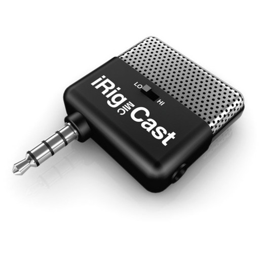 

Портативный микрофон IK Multimedia iRig Mic Cast, универсальный для смартфонов/планшетов, Jack 3.5mm, черный/серебристый (IP-IRIG-CAST-IN), iRig Mic Cast