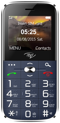 

Мобильный телефон ITEL IT2590, 2.2" 220x176 TFT, 32Mb, BT, 2-Sim, 1900 мА⋅ч, micro-USB, синий, IT2590